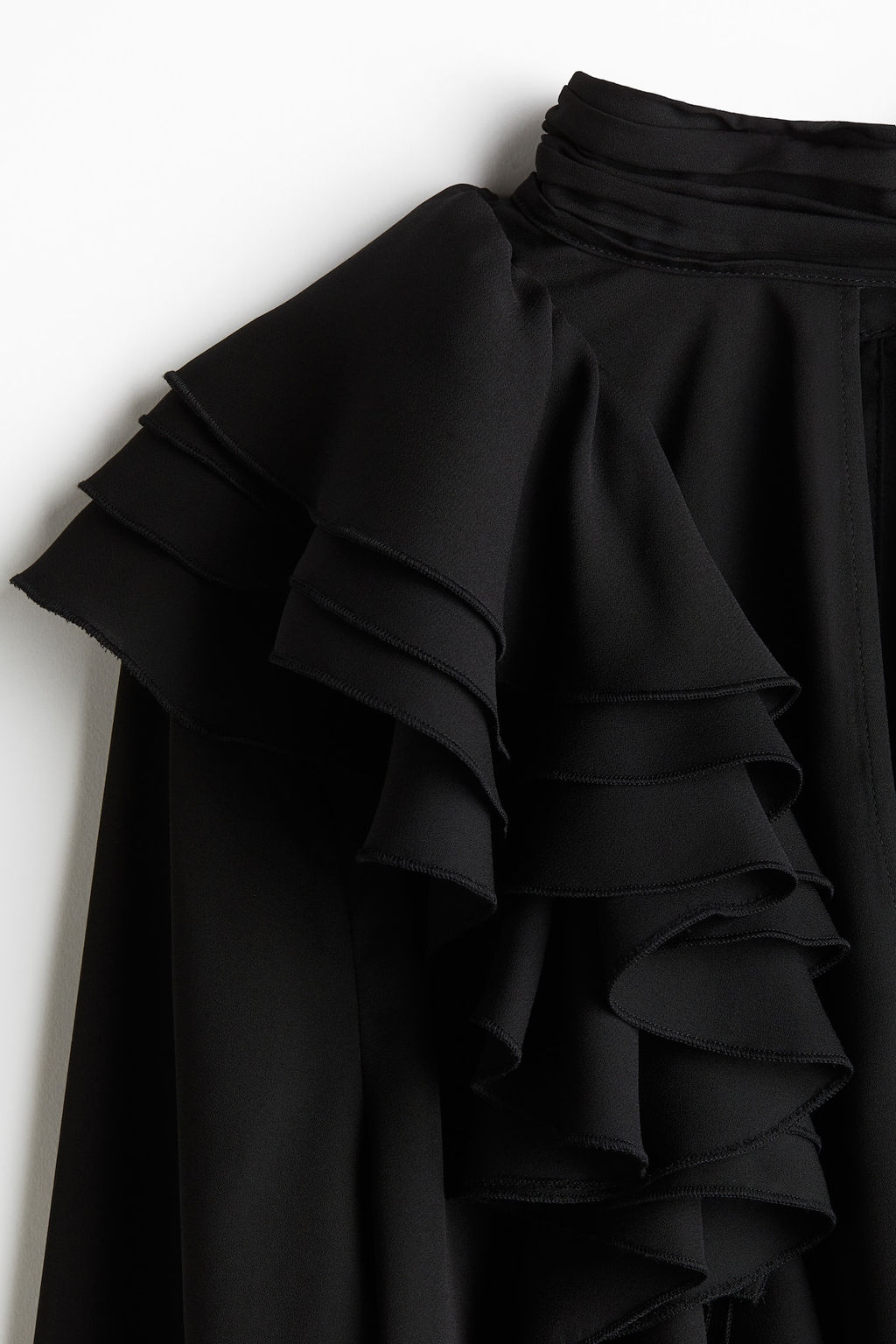 Blusa con detalle de volante - H&m фото 2