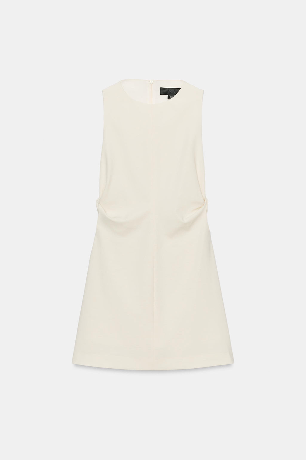 VESTIDO CORTO EL?STICO CUT OUT NUDOS / Crudo - Zara фото 4