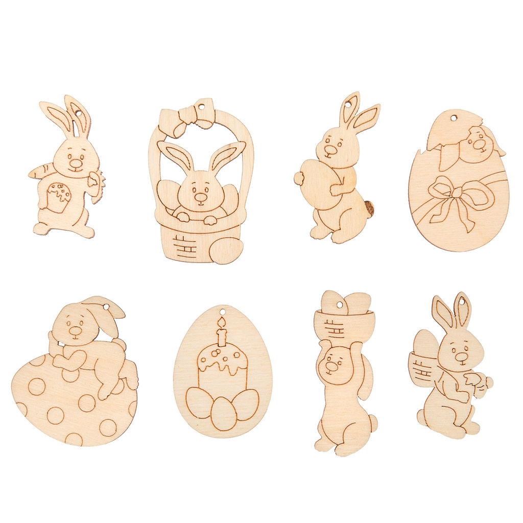 Заготовка для декорирования Mr. Carving ВД-1227 Мини набор Пасхальный фанера 3 х 5 х 0.3 см 01