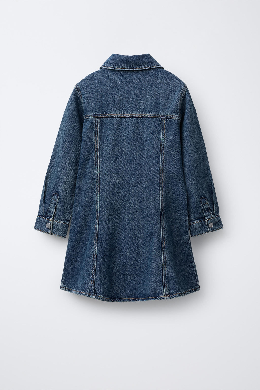 CUT-OUT DENIM DRESS - Zara фото 2