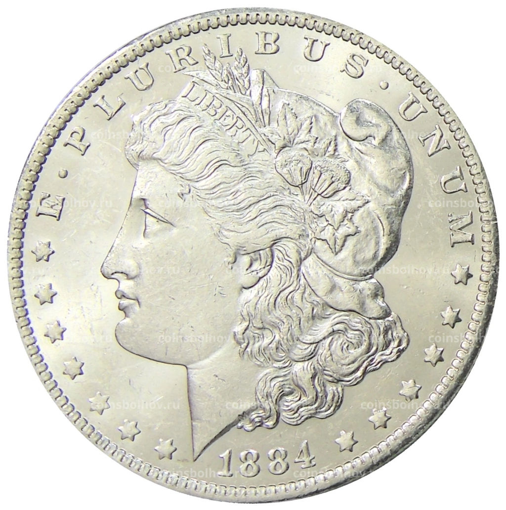 1 доллар 1884 года О США Доллар Моргана