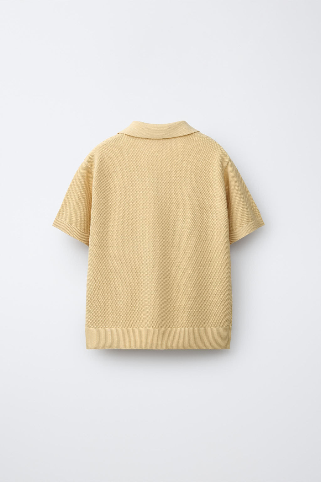 POLO PUNTO PIQU? / Amarillo claro - Zara фото 5