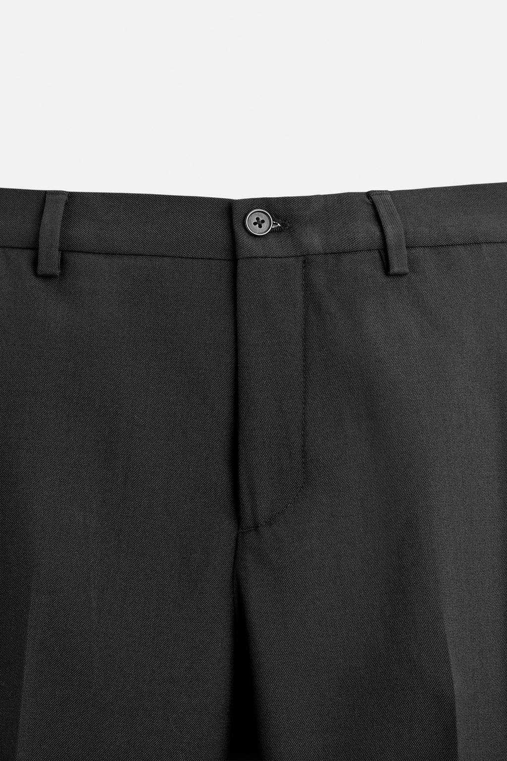 WOOL SUIT TROUSERS - Zara фото 8