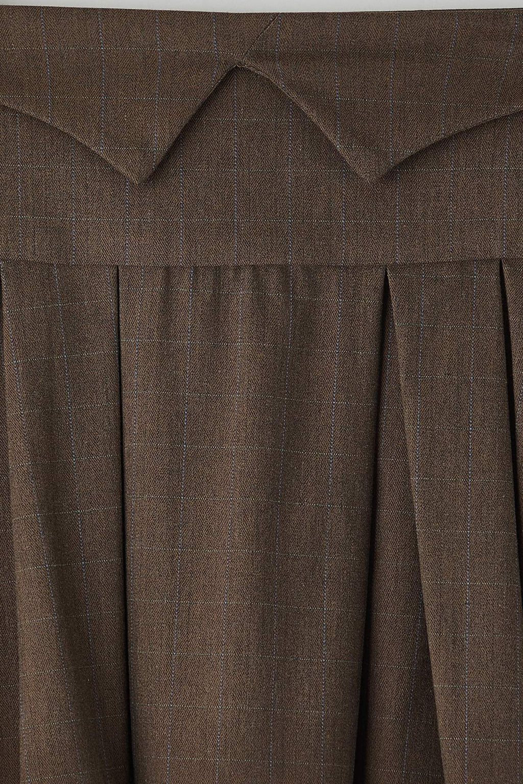 EXCLUSIVE Ozel Koleksiyon Vizon Ekoseli Bel Detayl? Piliseli K?sa Etek TWOAW26ET00134 - Trendyolmilla фото 8