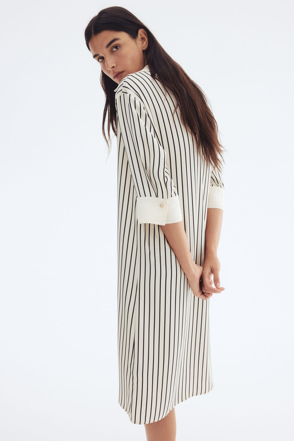 Vestido camisero con cintur?n - H&m фото 6