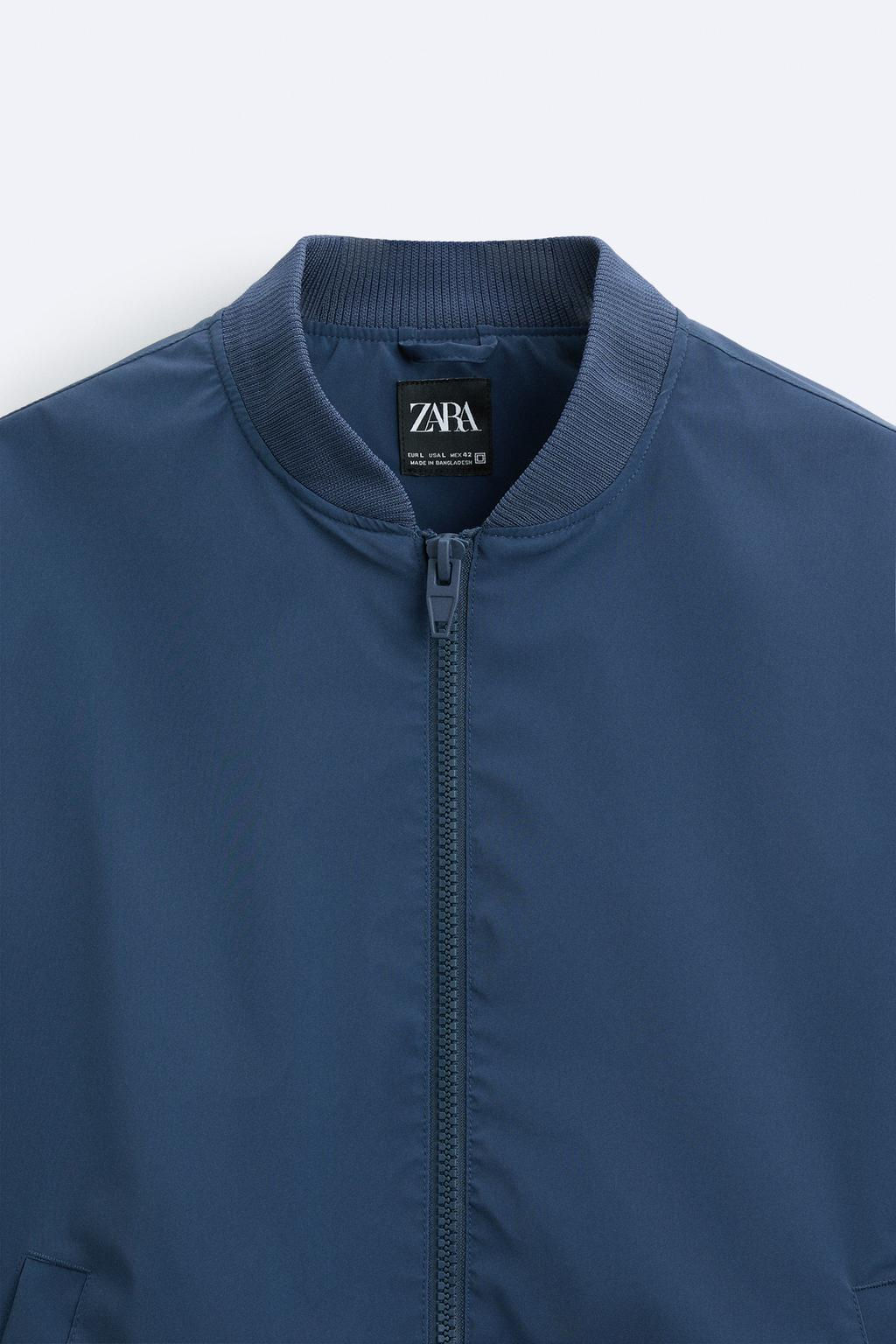 LIGHTWEIGHT BOMBER JACKET - Zara фото 24