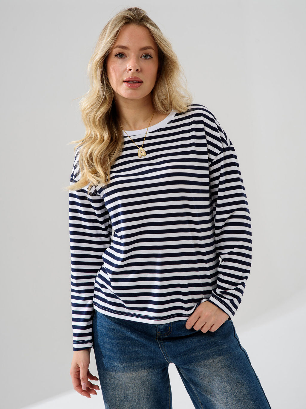 Лонгслив тельняшка 100% хлопок - Оптима фото 2