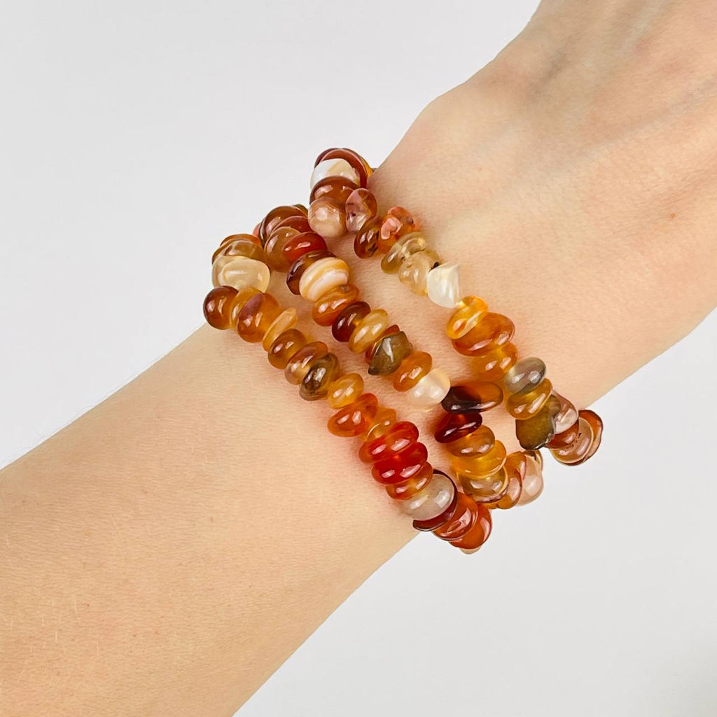 Бусины для украшений из Сердолика крошка 40 см