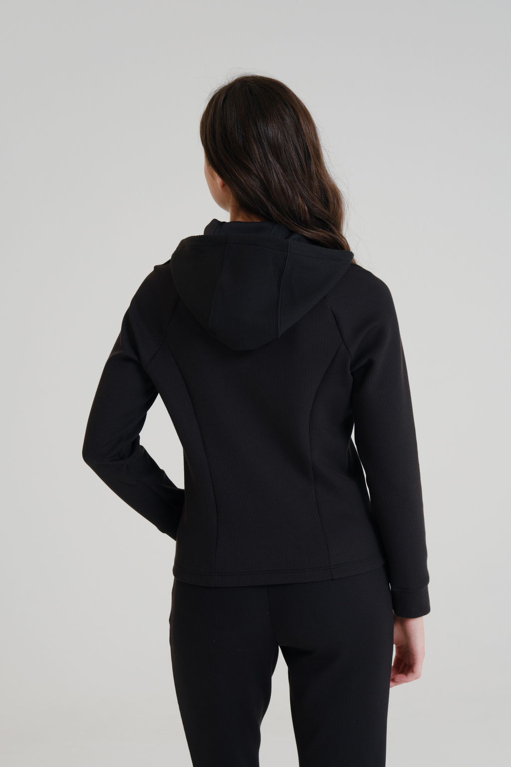 Толстовка на молнии Черный TRN Knit Track Top - Anta фото 4