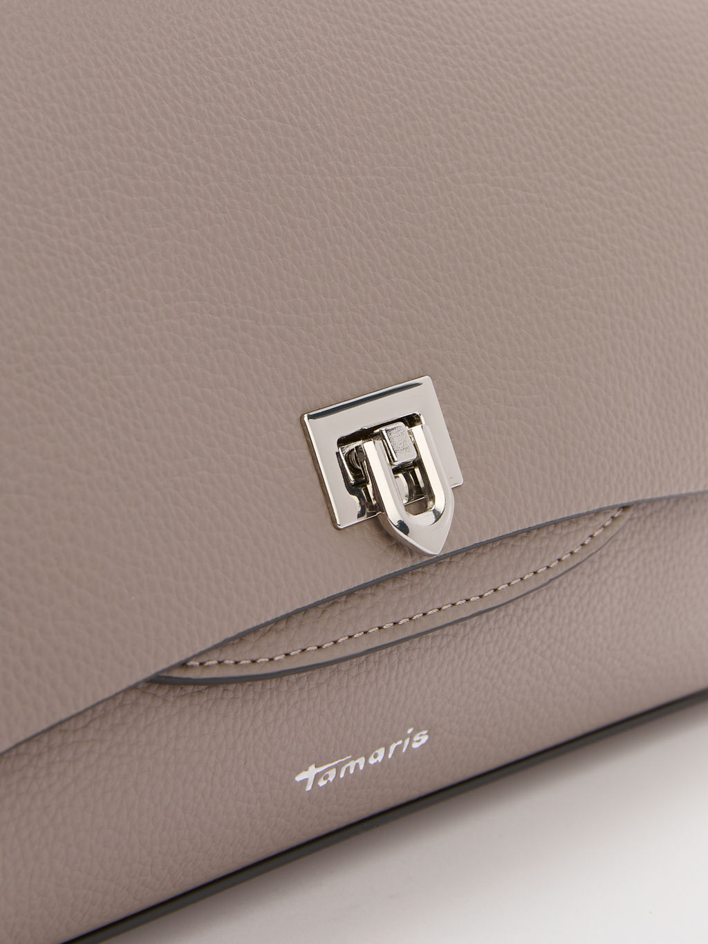 Женская сумка с ручкой TAMARIS Carolina Артикул 4370653, серо-бежевый - Divas bag фото 4