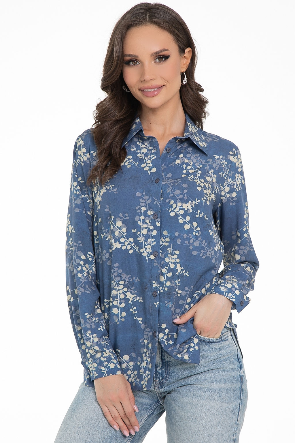 Рубашка Жаклин (джинс)