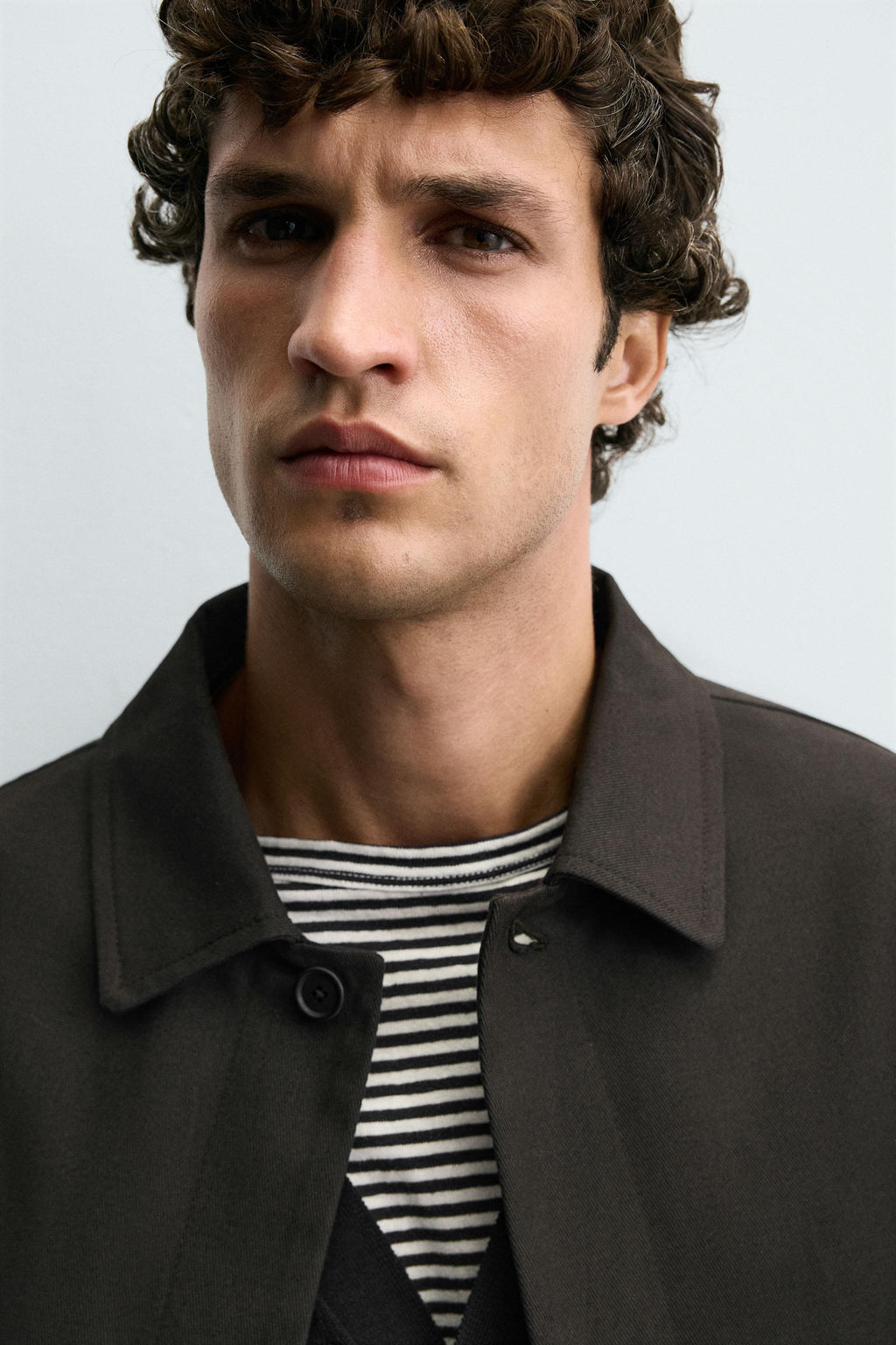 RELAXED FIT TWILL OVERSHIRT - Zara фото 5