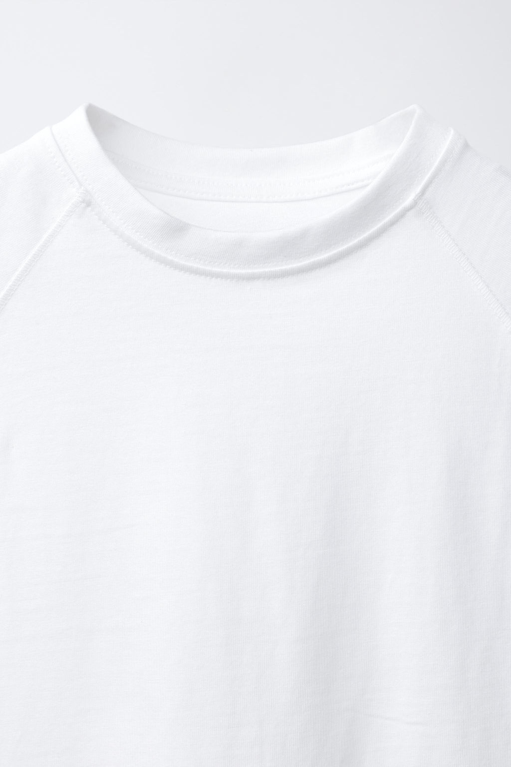 CAMISETA LISA MANGA SISA / Blanco - Zara фото 3