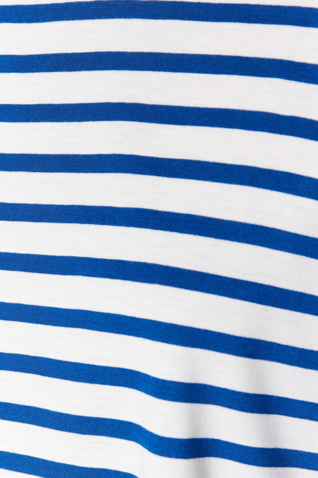 TRENDYOLMILLA Lacivert Cizgili Relaxed/Genis Rahat Kesim Crop Bisiklet Yaka Orme T-Shirt TWOSS23TS00136 фото 5