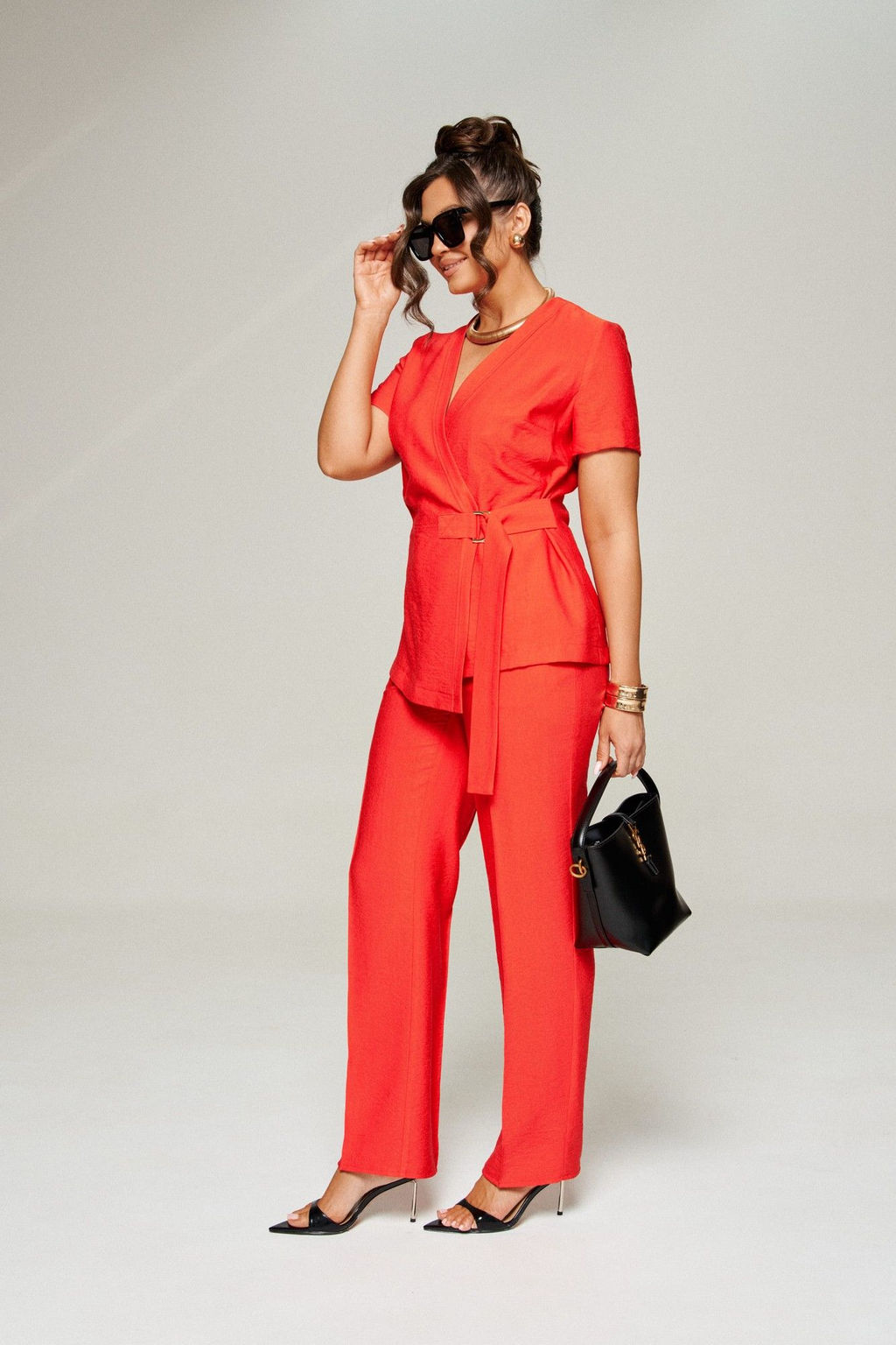 Костюм 6308 алый, Брюки, Жакет - B&F фото 4