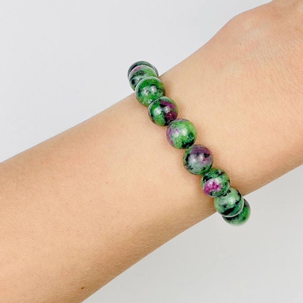 Браслет из Рубина в Цоизите 16,5 см