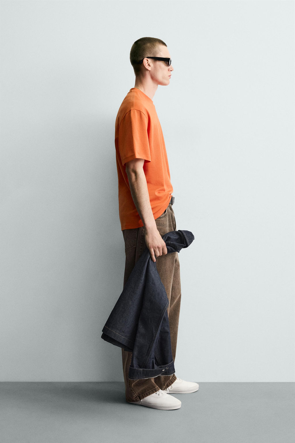 CAMISETA RELAXED FIT INTERLOCK /04 / Naranja