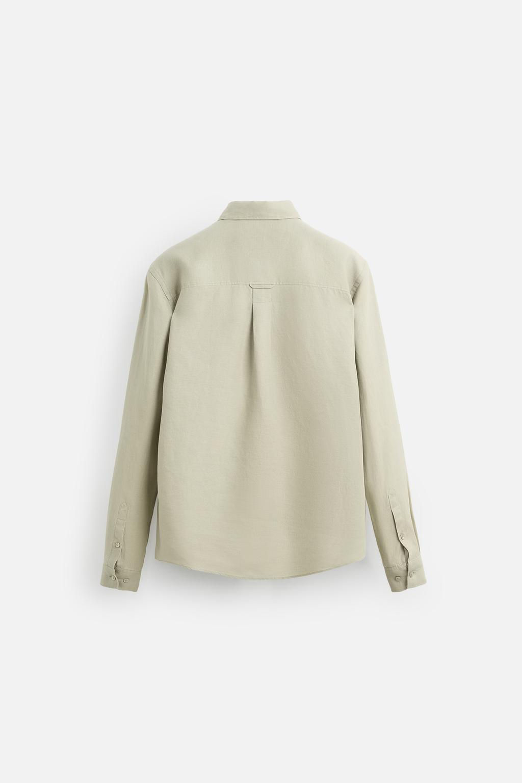 100% LINEN SHIRT - Zara фото 12