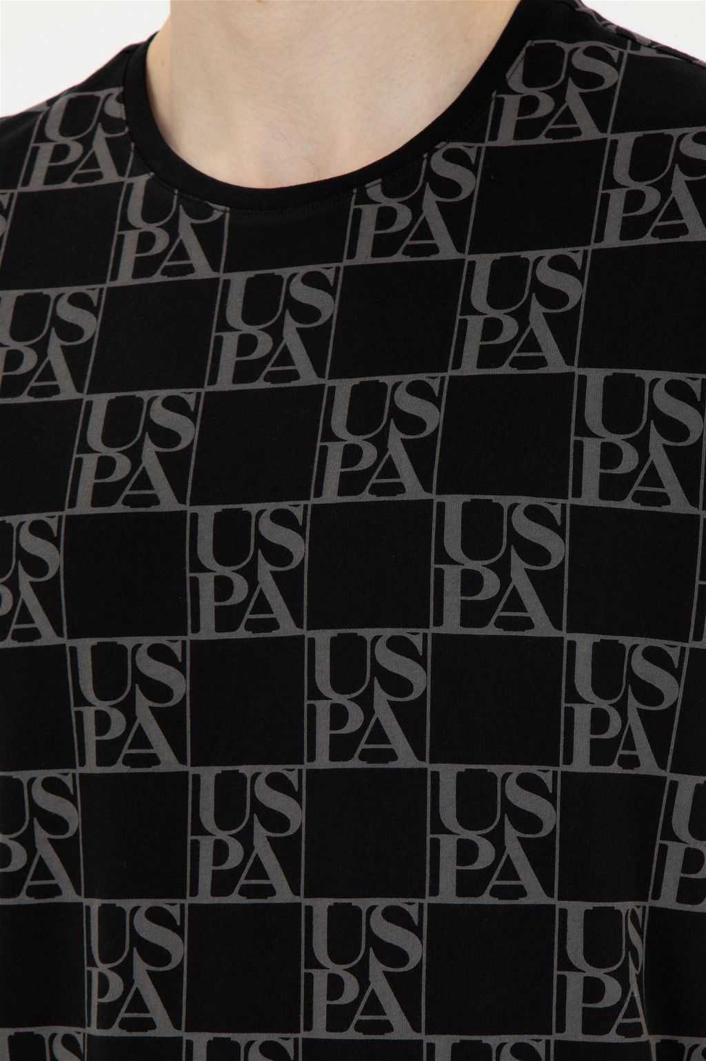 Мужская черная футболка - U.s. polo assn фото 7