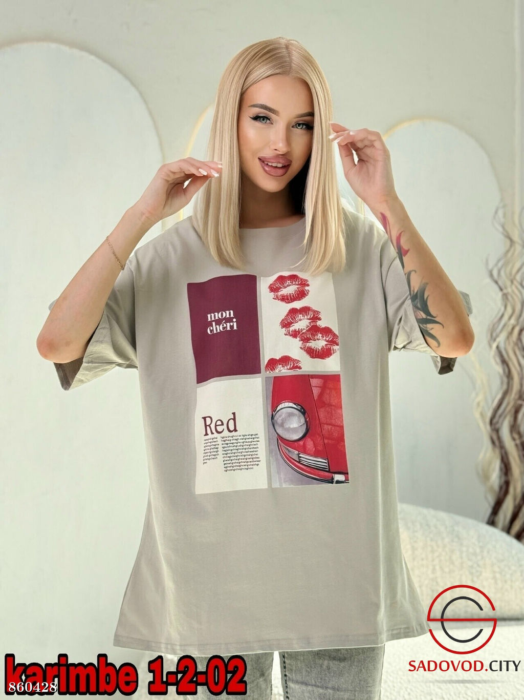 Футболка женская с принтом - Fiona фото 3