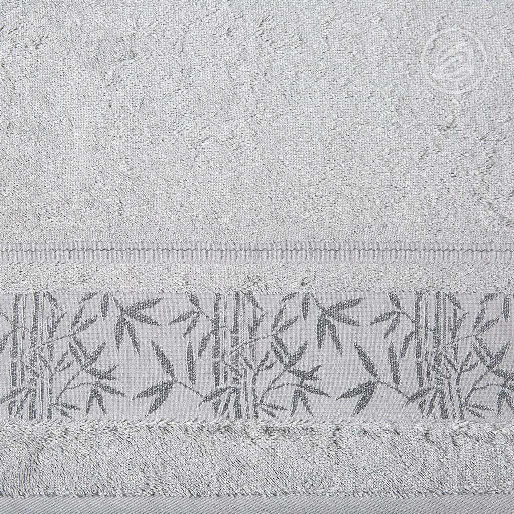 Набор полотенец Бамбук (серый) 50*90; 70*140/1 шт. - 50*90; 1шт. -70*140 Махровые полотенца Арт Дизайн (Узбекистан)  фото 3