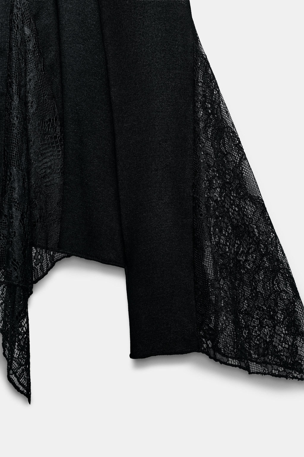 TOP COMBINADO ENCAJE / Negro