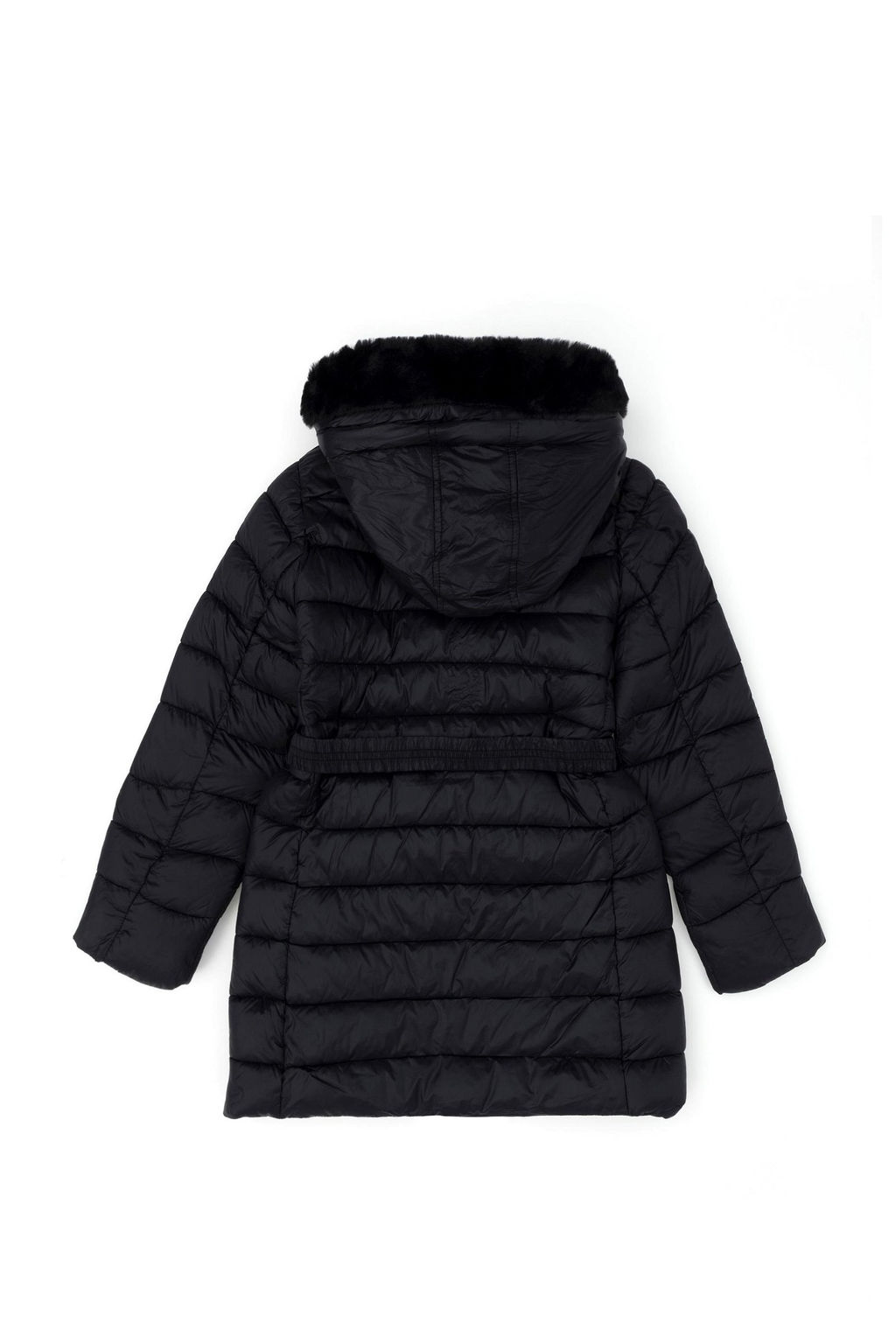 Черное пальто для девочки - U.s. polo assn фото 2