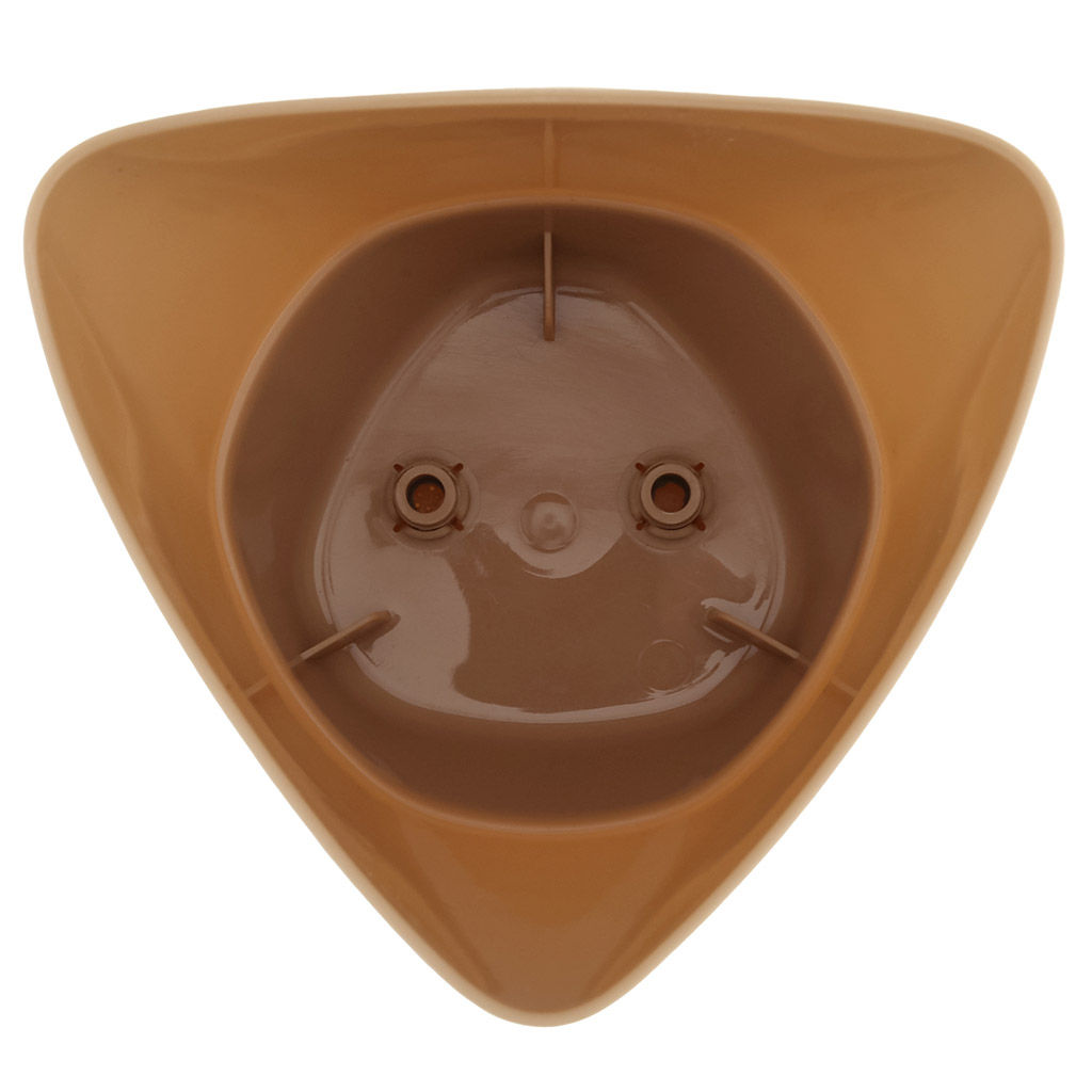 Горшок для цветов пластмассовый Элеганс 0,5л, 10,8х10,5х9,2см, бежевый (Россия) - Домашняя Мода фото 4