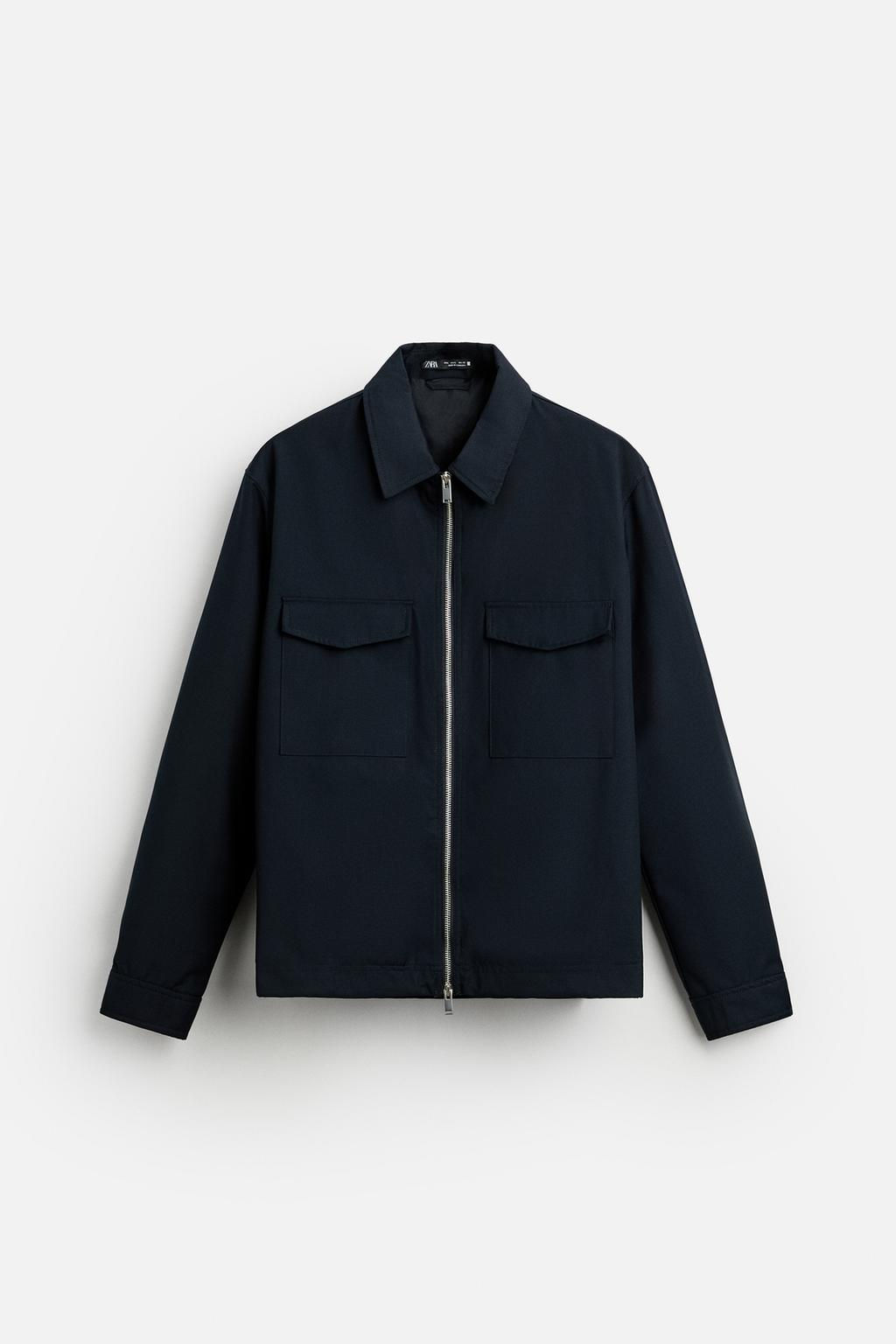 PADDED REGULAR FIT OVERSHIRT - Zara фото 15