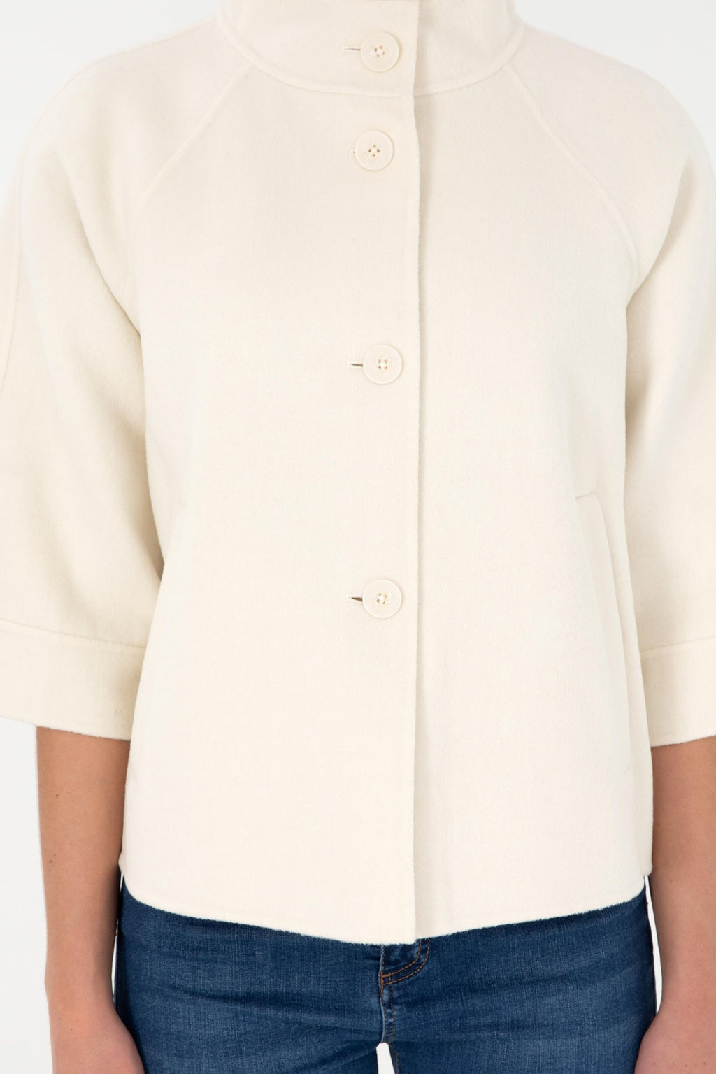 Женское кремовое пальто Stamp - U.s. polo assn фото 6