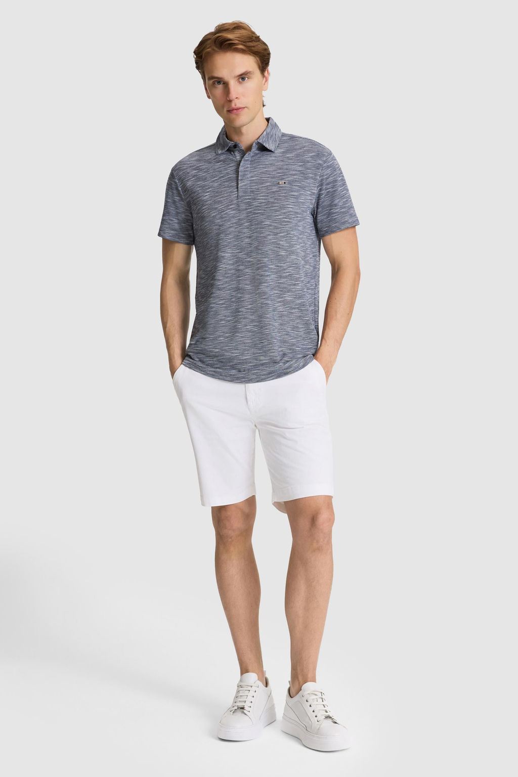 Erkek Lacivert Regular Fit Polo Yaka Ti__rt