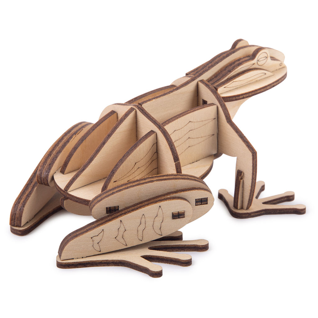 REZARK NIZ-19 Серия Живая природа Пазл 3D 42 элемент. Лягушка