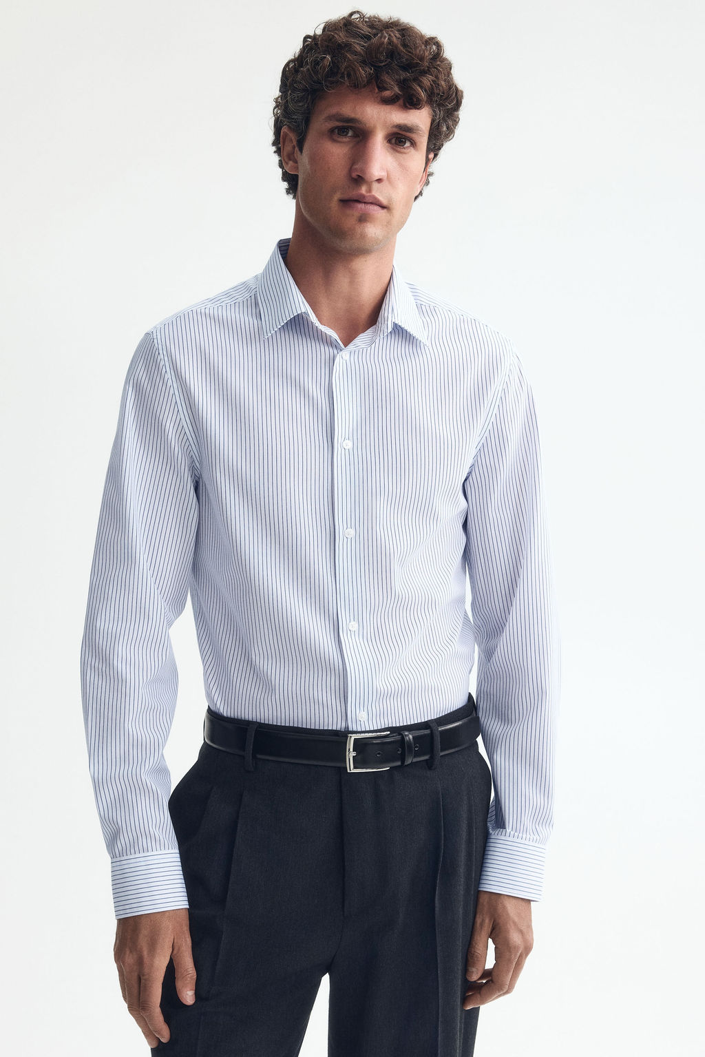 Camisa de f?cil planchado Slim Fit - H&m фото 8