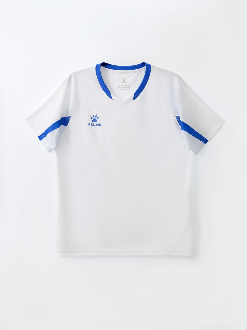 Детская футбольная форма KELME Short-Sleeved Football Suit (White/Blue)
