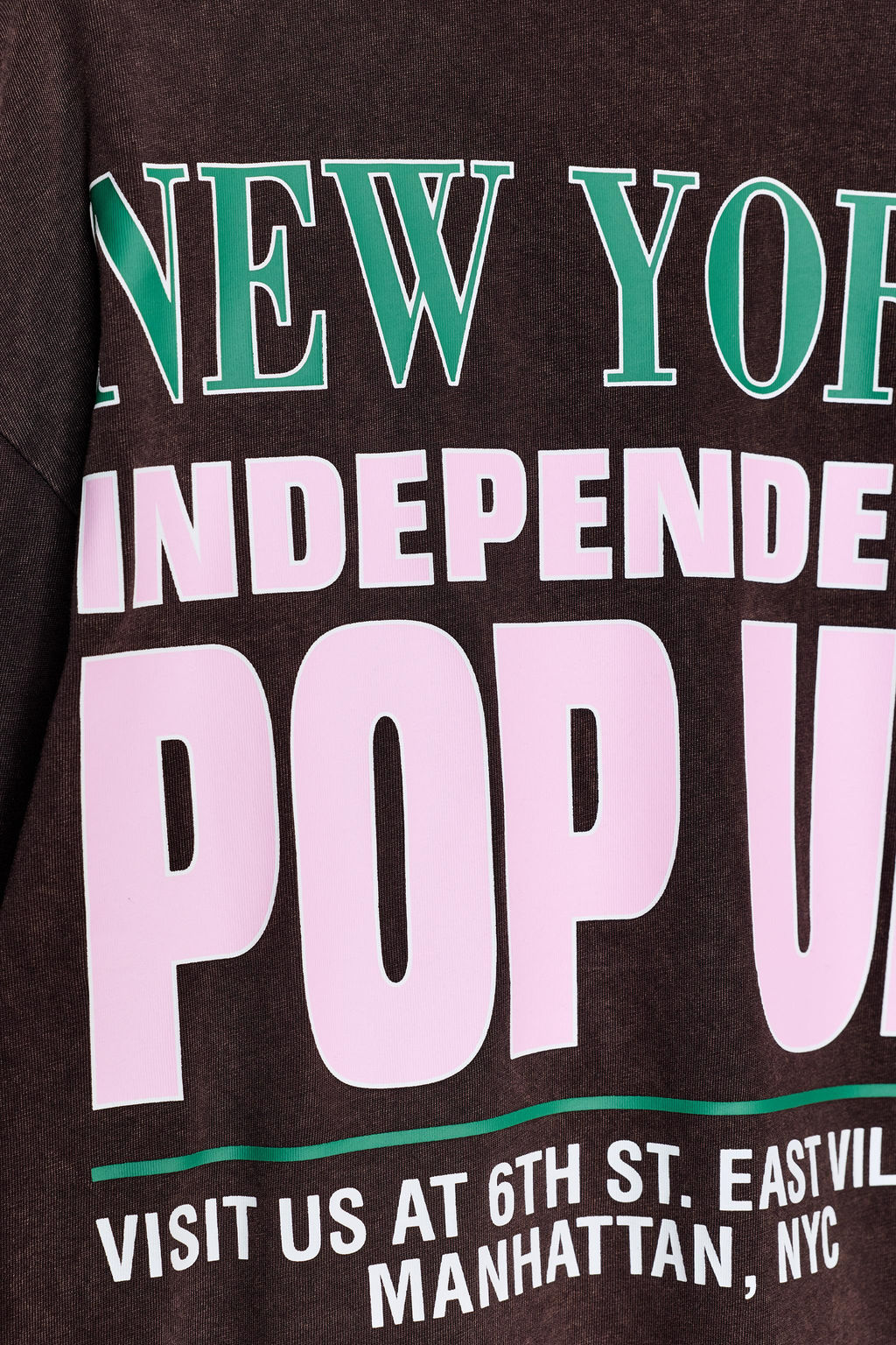 WASHED CONTRAST SLOGAN T-SHIRT - Zara фото 16