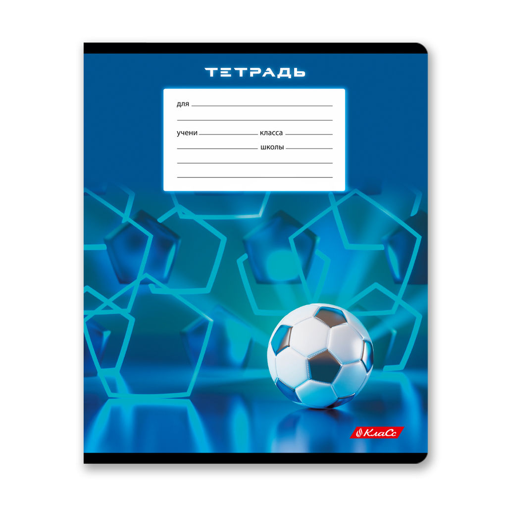 Светоч 24ТЕТк-003 Тетрадь ученическая школьная, выборочный лак, A5 24 л. на скобе 65 г/кв.м , белизна 100 % 30 шт. клетка 000717 Победный гол  фото 7