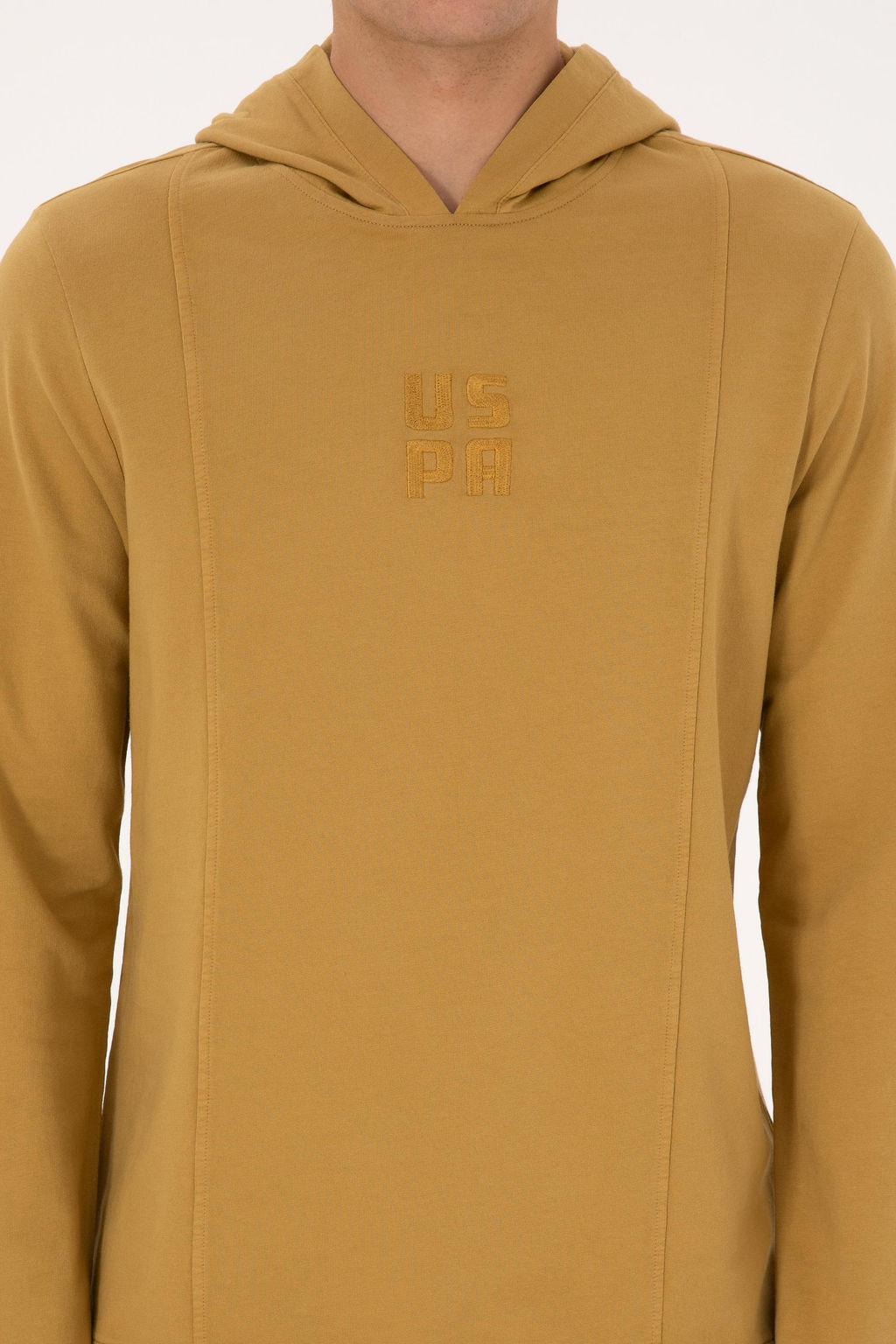 Erkek Hardal Sweatshirt