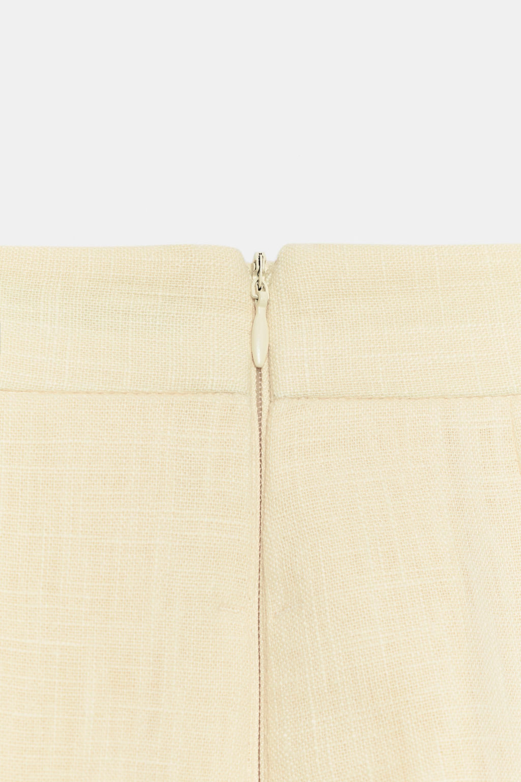 FALDA PLIEGUES ZW COLLECTION / Mantequilla - Zara фото 3
