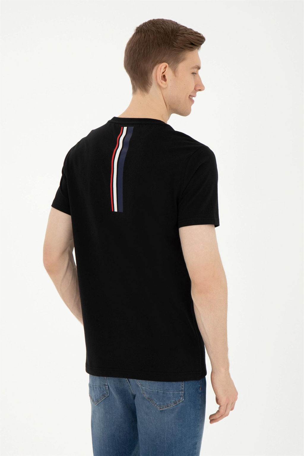 Мужская черная футболка - U.s. polo assn фото 5