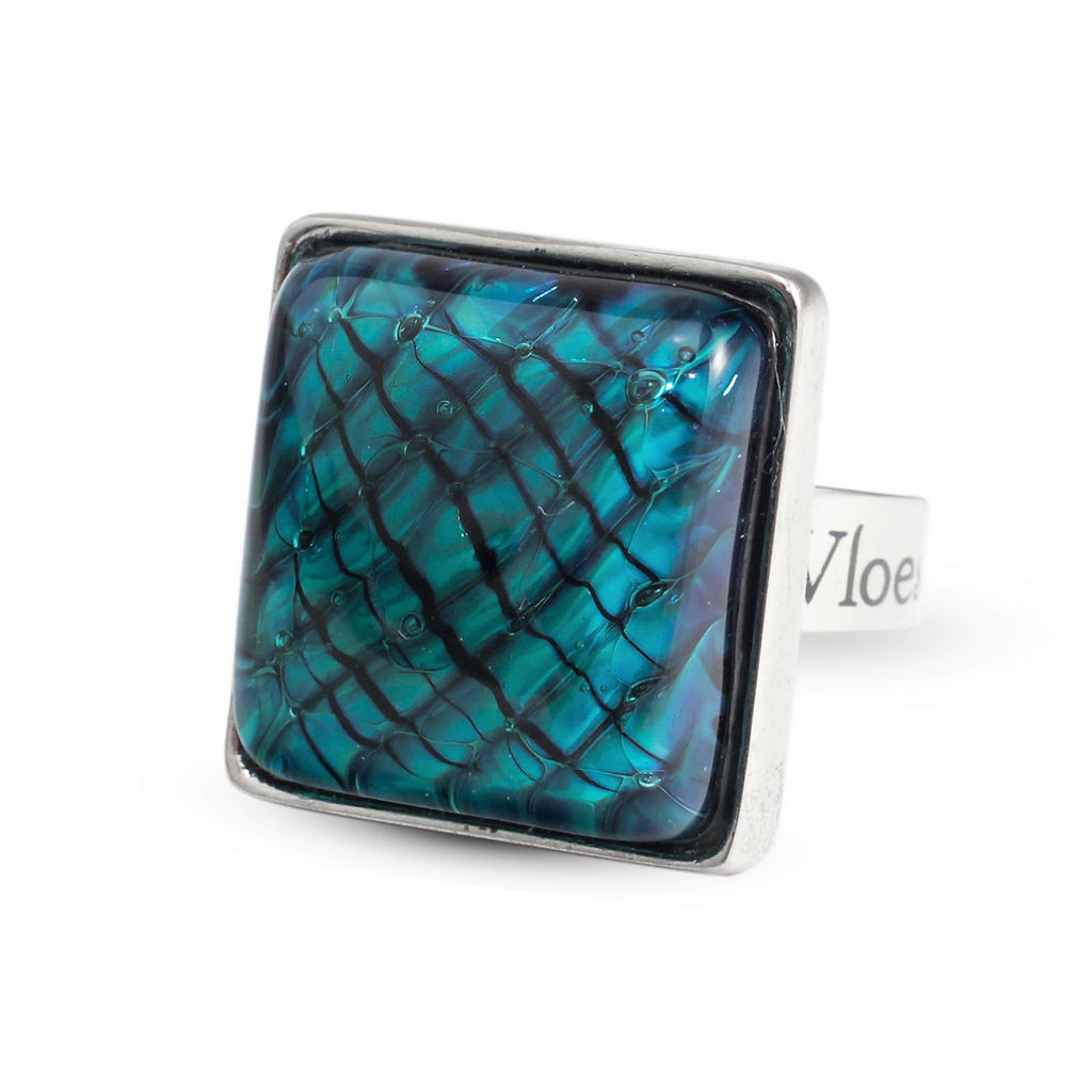 Кольцо из муранского стекла BREEZE KO4020