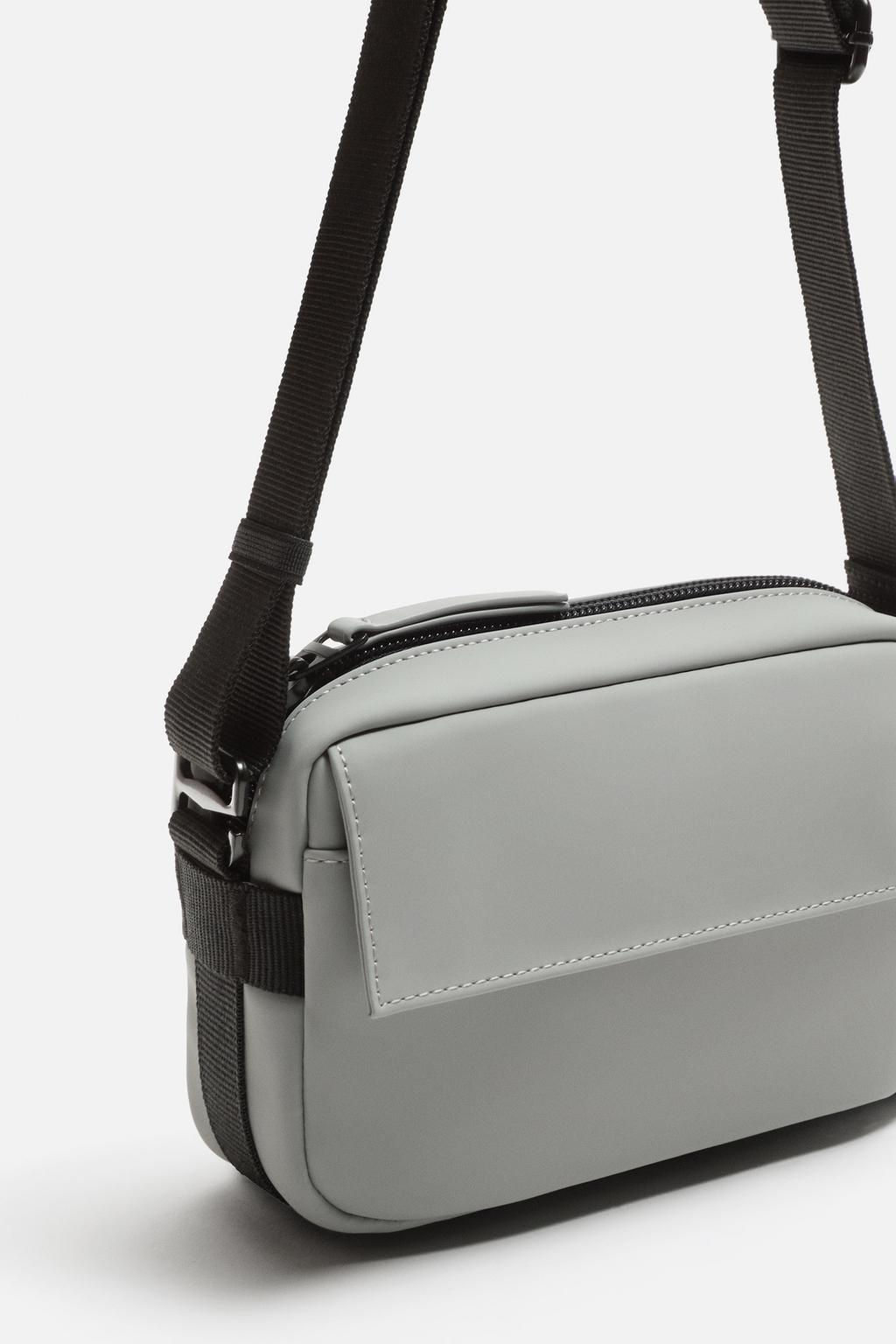 RUBBERISED CROSSBODY BAG - Zara фото 13