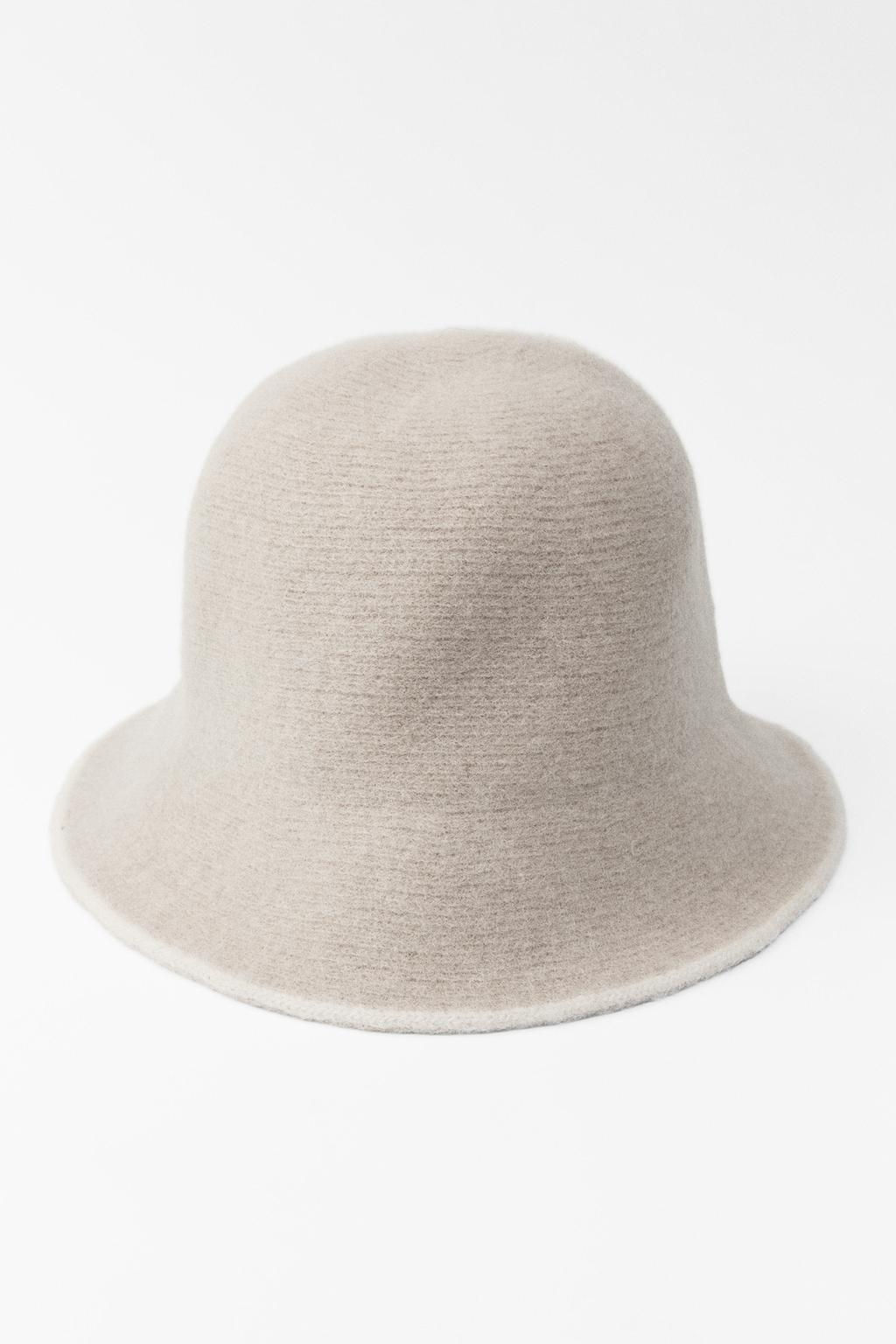 WOOL BLEND BUCKET HAT - Zara фото 3