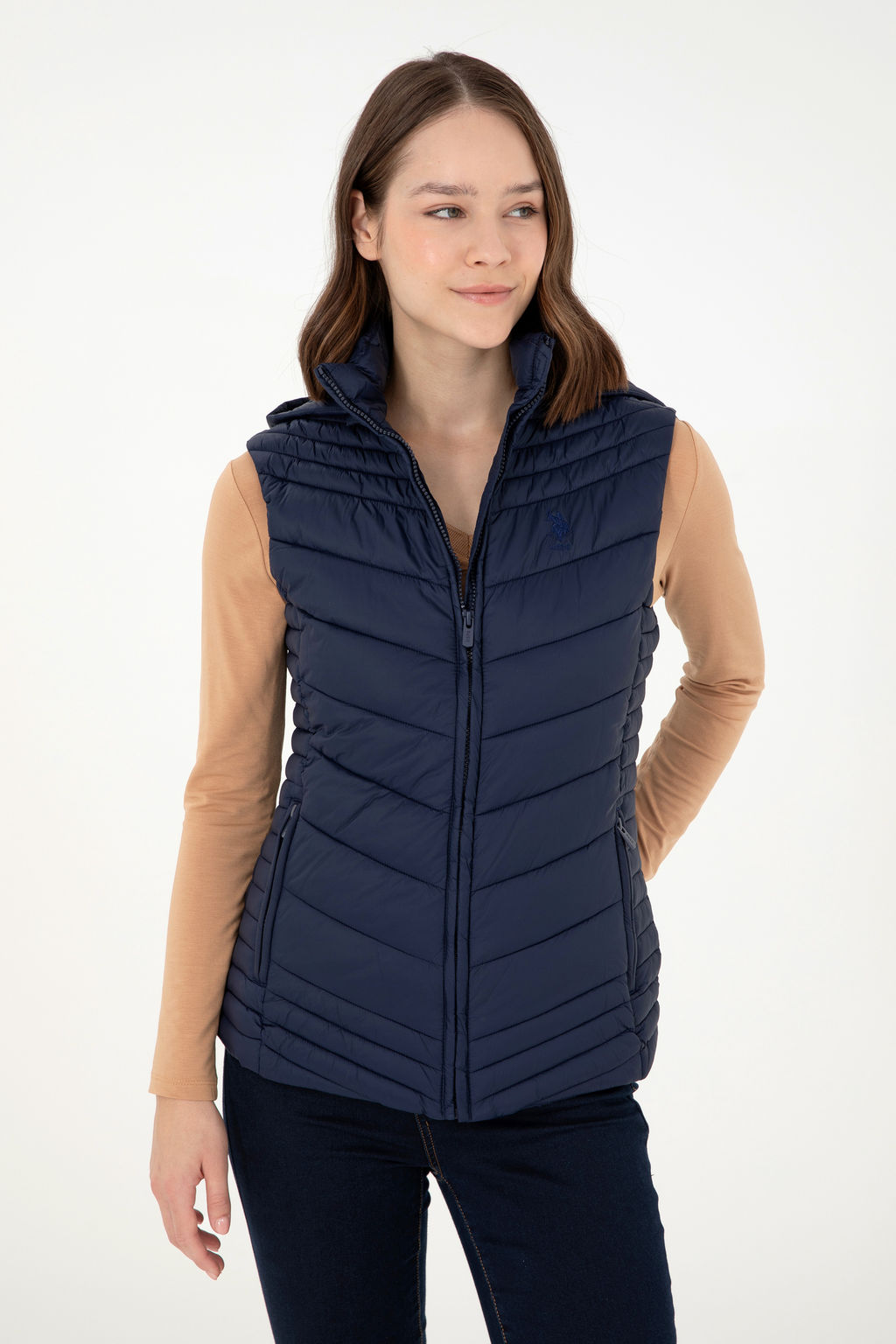 KadДn Lacivert Yelek - U.s. polo assn фото 3