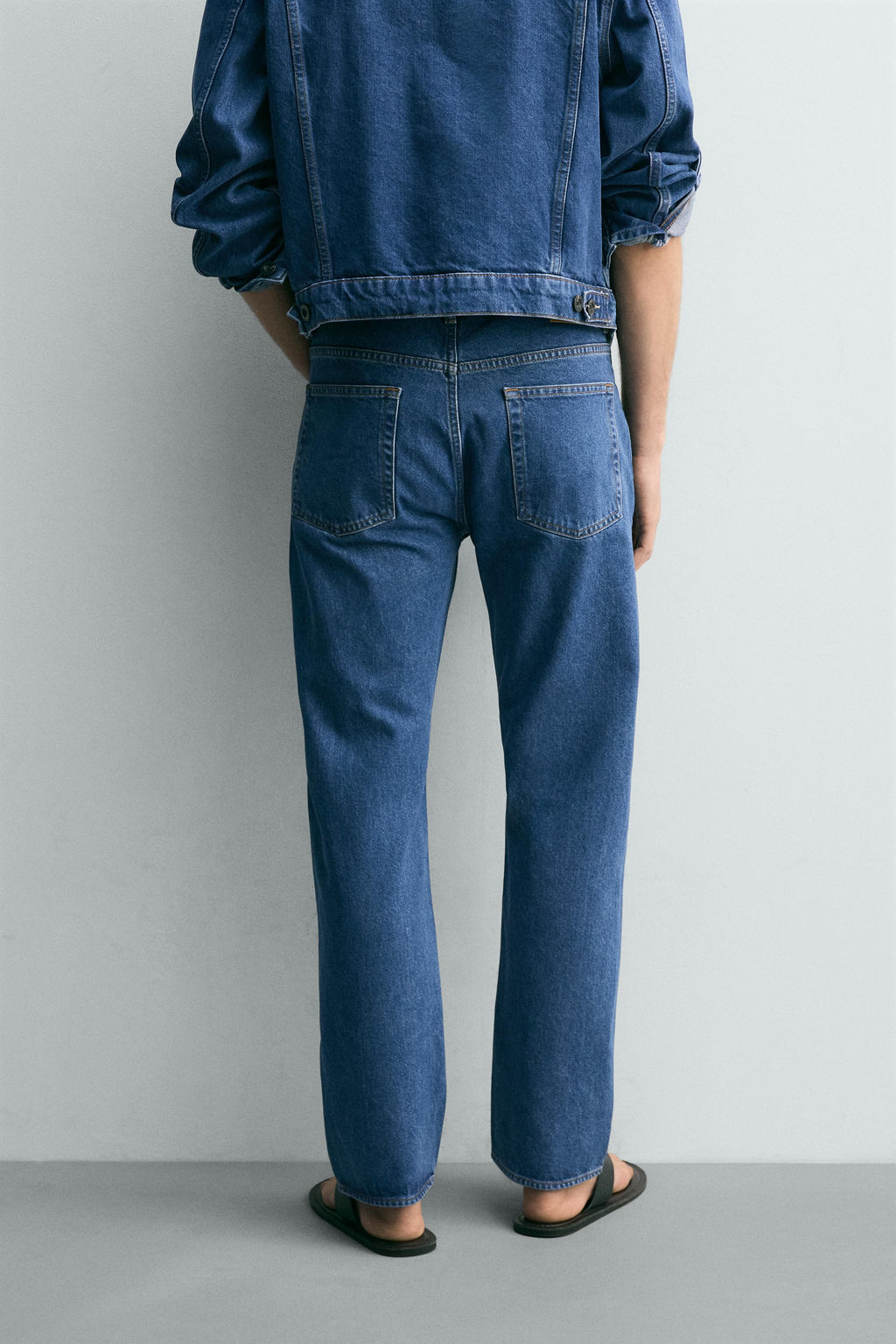 JEANS STRAIGHT ANKLE FIT / Azul - Zara фото 3