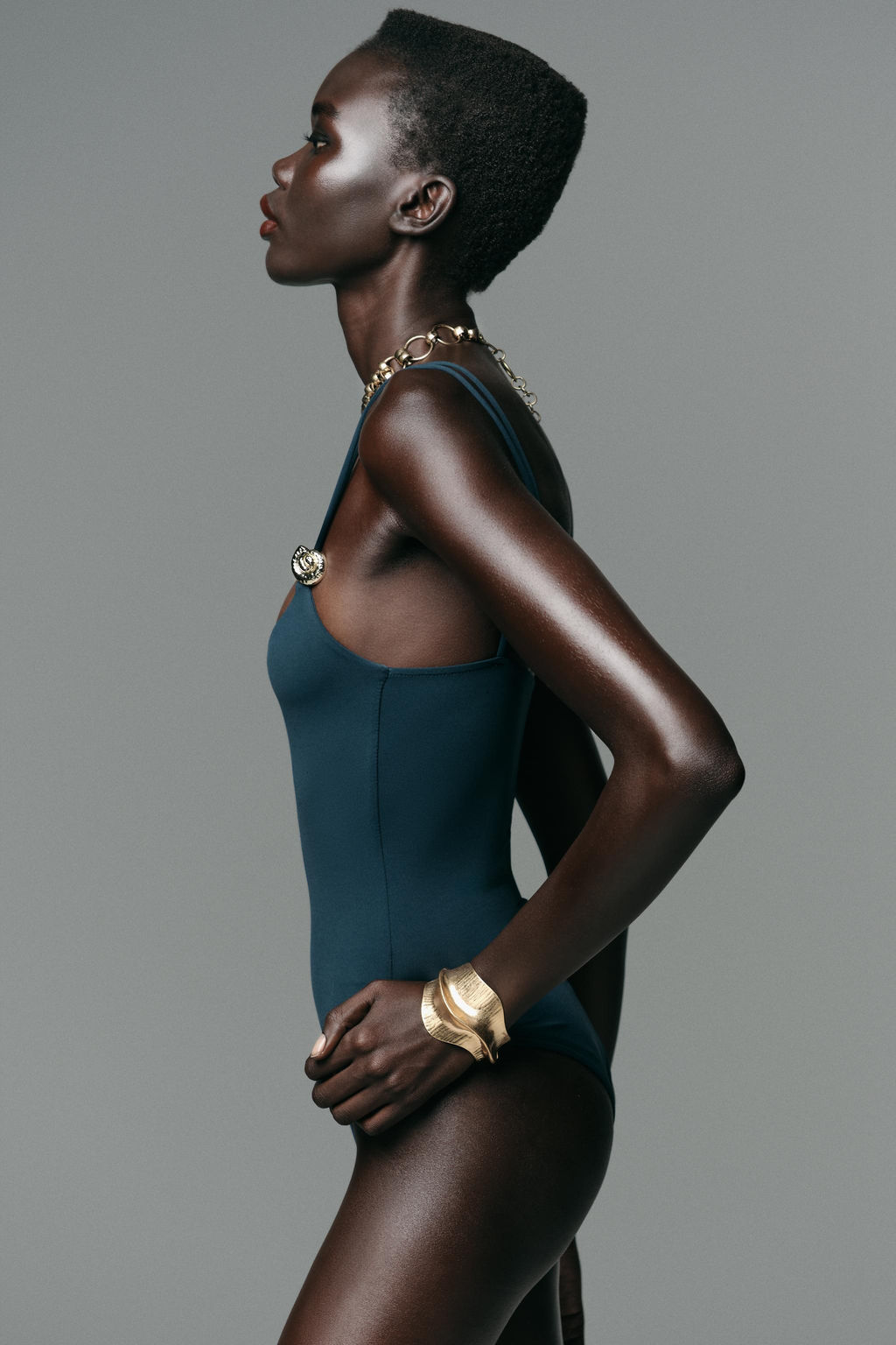 SEASHELL POLYAMIDE BODYSUIT - Zara фото 3