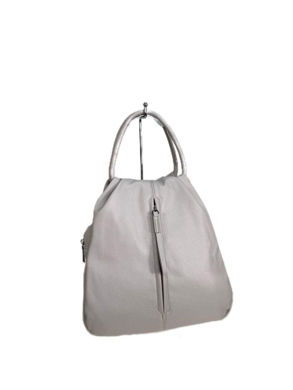 Женская сумка-рюкзак из искусственной кожи, цвет светло серый