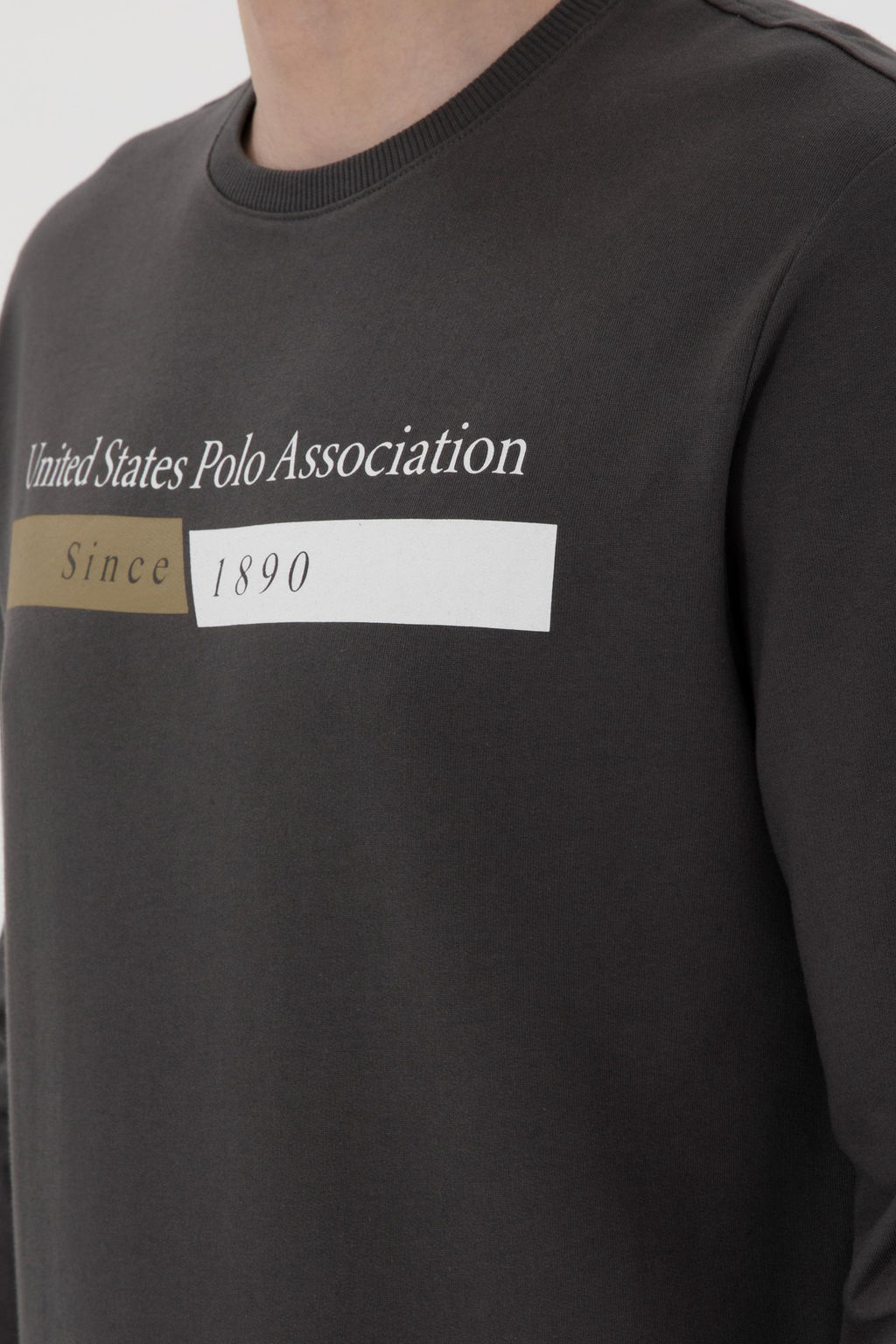 Erkek Antrasit Sweatshirt Sepette S_rpriz _ndirim - U.s. polo assn фото 7