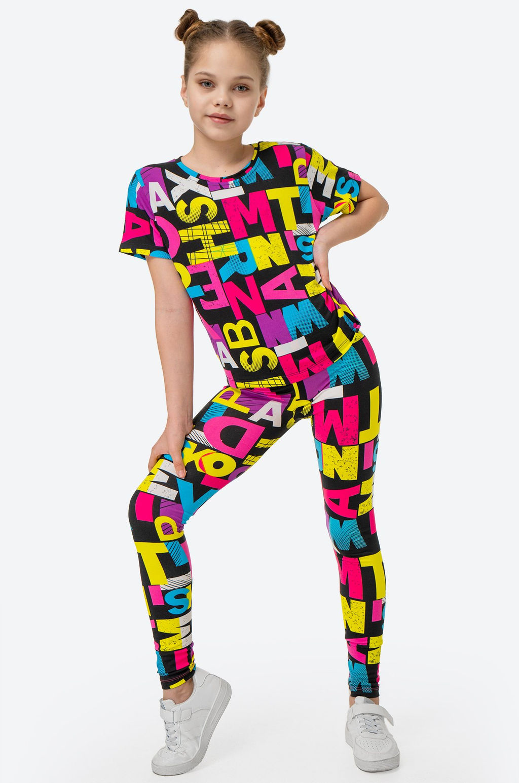 Летний костюм из бамбука для девочки Happyfox