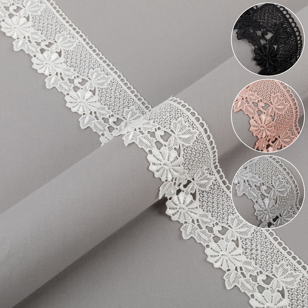 Гипюр Gamma 62 мм GGM-6202 в рулоне 10 м 0.2