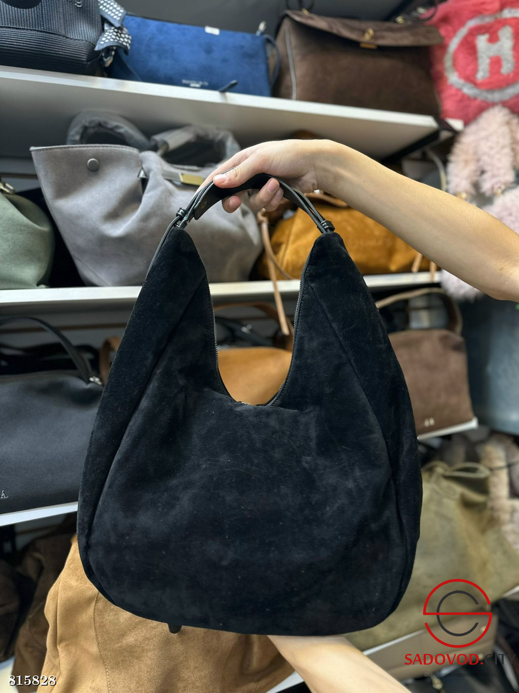 Сумка женская из замши
